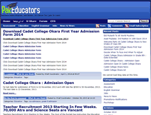 Tablet Screenshot of pakeducators.com